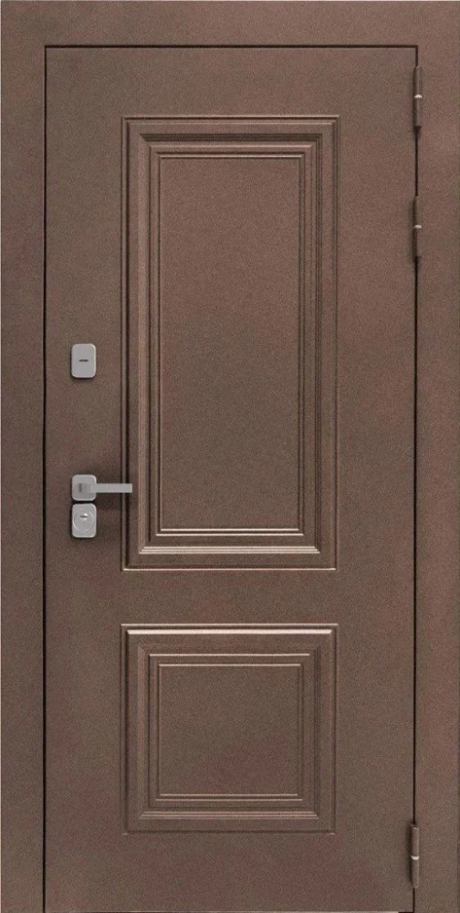 Входная дверь ДвериПРО Д-68 Алиса (16мм, ПВХ ясень белый, зеркало) DPRO204289 внешняя сторона